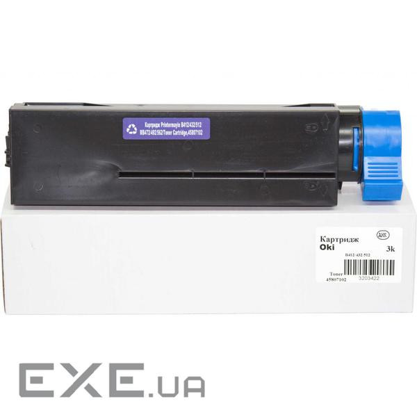 Тонер-картридж AHK OKI B412/B432/MB472 45807102 Black 3k (3203422)