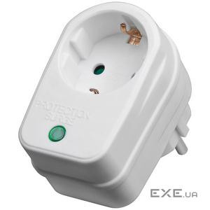 Подовжувач живлення IEC-Schuko / M-> Schuko / F, Захист Peak Voltage, Profi, білий (75.05.1270-50)