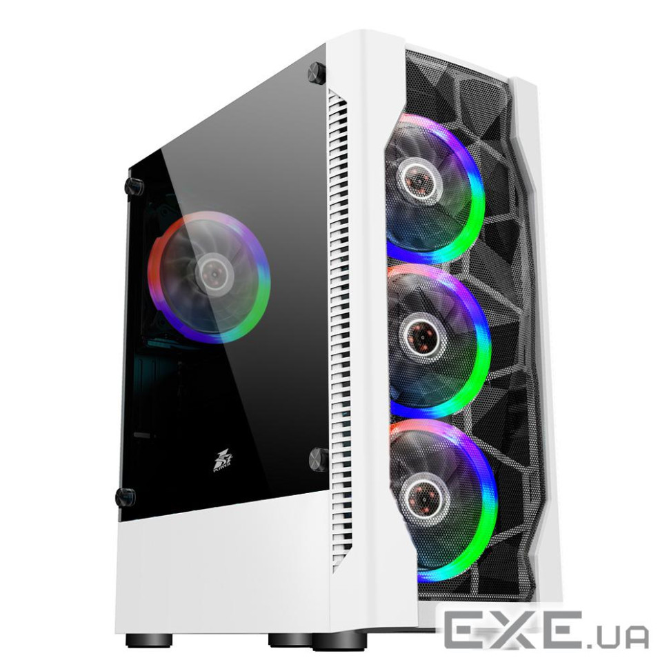 Корпус 1STPLAYER DK-D4 4F1 White (D4-WH-4F1-W)