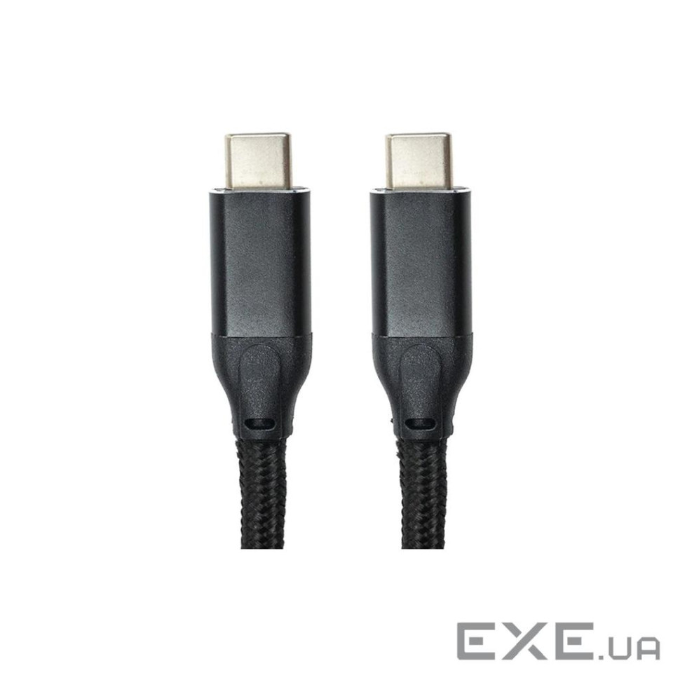 Дата кабель USB-C to USB-C 3.0m PD60W black San Guan (CA914104)