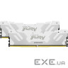 Модуль пам'яті KINGSTON FURY Renegade White/Silver DDR5 7200MHz 32GB Kit 2x16GB (KF572C38RWK2-32)