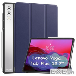 Чохол до планшета BeCover Smart Case Lenovo Yoga Tab Plus 12.7" Deep Blue (713430)