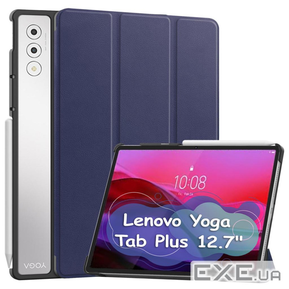 Чохол до планшета BeCover Smart Case Lenovo Yoga Tab Plus 12.7" Deep Blue (713430)
