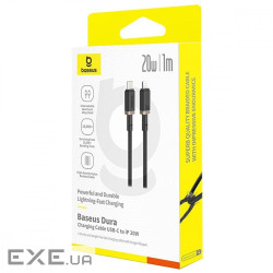 Cable Baseus Dura Series Type-C to Lightning 20W (1m) red/black (P10377800U01-01 red/black)