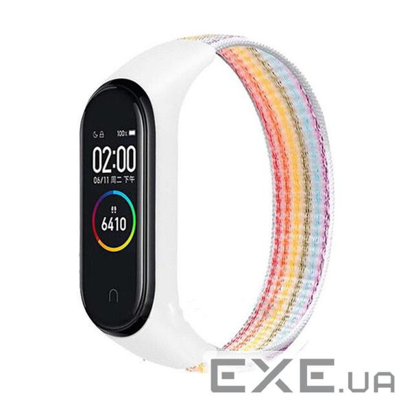 Ремінець BeCover Nylon Style для Xiaomi Mi Smart Band 7 Rainbow (707668)