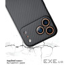 Чохол до мобільного телефона BeCover FIBRA Carbonite MagSafe Apple iPhone 17 Pro Black (715409)