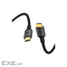 Кабель HDMI (M) - HDMI (M), 2 м, Black, ColorWay, V2.1, 8K / 60 Гц (CW-CBHD088-BK)