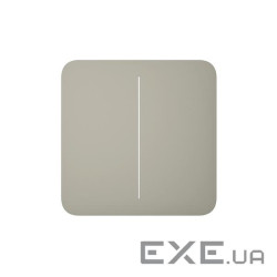Розумний вимикач Ajax SoloButton 2-gang/Оливковий (SoloButton 2-gang /Olive) (000029838)