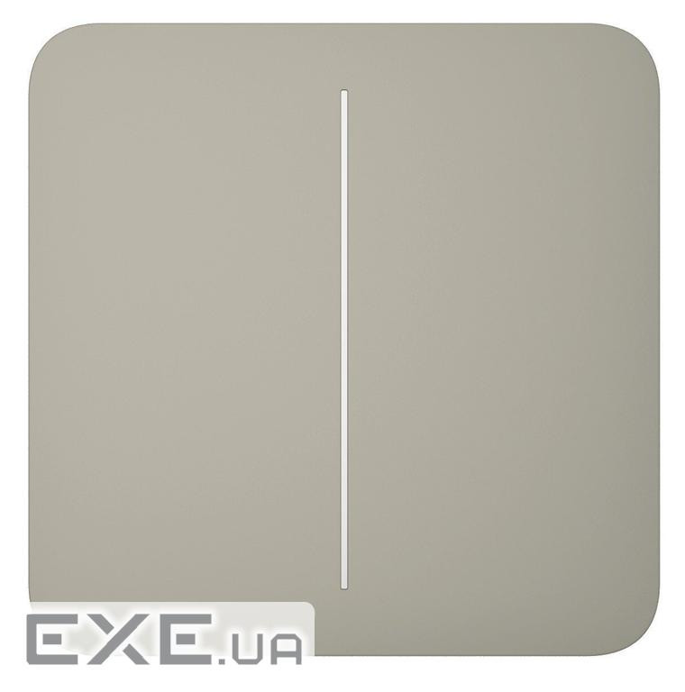 Розумний вимикач Ajax SoloButton 2-gang/Оливковий (SoloButton 2-gang /Olive) (000029838)