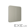 Розумний вимикач Ajax SoloButton 2-gang/Оливковий (SoloButton 2-gang /Olive) (000029838)