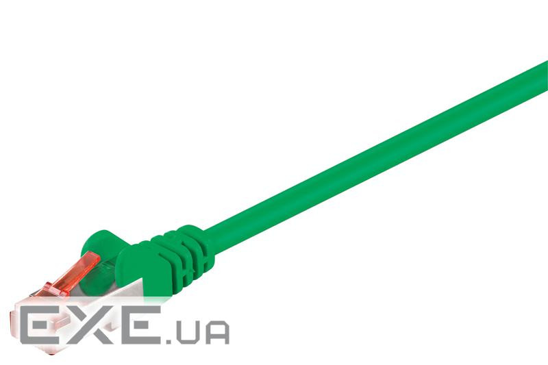 Патч-корд екранований RJ45 SFTP6 0.25m,patch AWG27 D=6.0mm Gold Protect,зелений (75.09.5454-1)