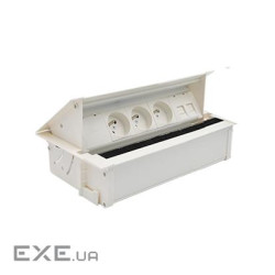 Розетк блок Simon487: 3x250В тип F, 2xRJ45 Keystone, білий (48730F300K00000-33)