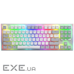 Клавіатура HATOR Gravity TKL Aurum Orange Switch US White (HTK561)