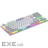 Клавіатура HATOR Gravity TKL Aurum Orange Switch US White (HTK561)