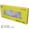 Клавіатура HATOR Gravity TKL Aurum Orange Switch US White (HTK561)