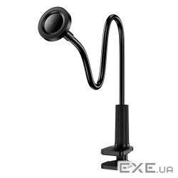 Холдер магнітний HOCO HD13, з гнучкою конструкцією, кріплення-прищіпка, 70 см, Black, Box