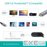 Кабель мультимедійний USB-C to HDMI M 1.8m 4K60Hz Choetech (XCH-M180GY)