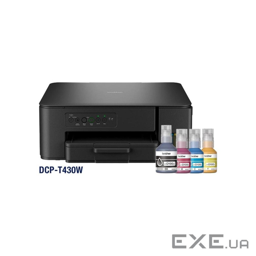 БФП струменевий BROTHER DCP-T430W (DCPT430WYJ1)
