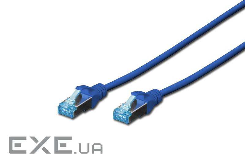 Патч корд Digitus SF-UTP, CAT 5e, 5м, AWG 26/ 7, синий (DK-1531-050/B)