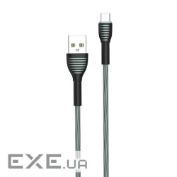 Дата кабель USB 2.0 AM to Micro 5P 1.0m ColorWay (CW-CBUM041-GR)