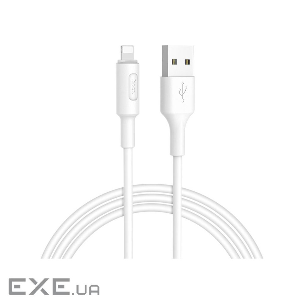 Кабель HOCO X25 Soarer USB-A to Lightning 1м White (6957531080114)