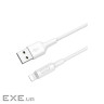 Кабель HOCO X25 Soarer USB-A to Lightning 1м White (6957531080114)