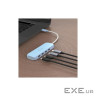 Концентратор J5create USB-C to 4xUSB-C 3.2 10Gbps cyan (JCH345EC-N)