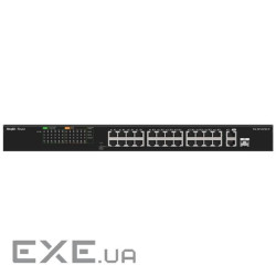 26-портовий 10/100Мб некерований PoE Ruijie Reyee RG-ES126FGS-P