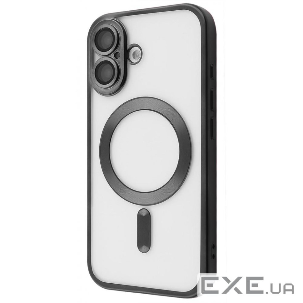 Чехол Metal Matte Case with Magnetic Ring iPhone 17 black (65176 black)