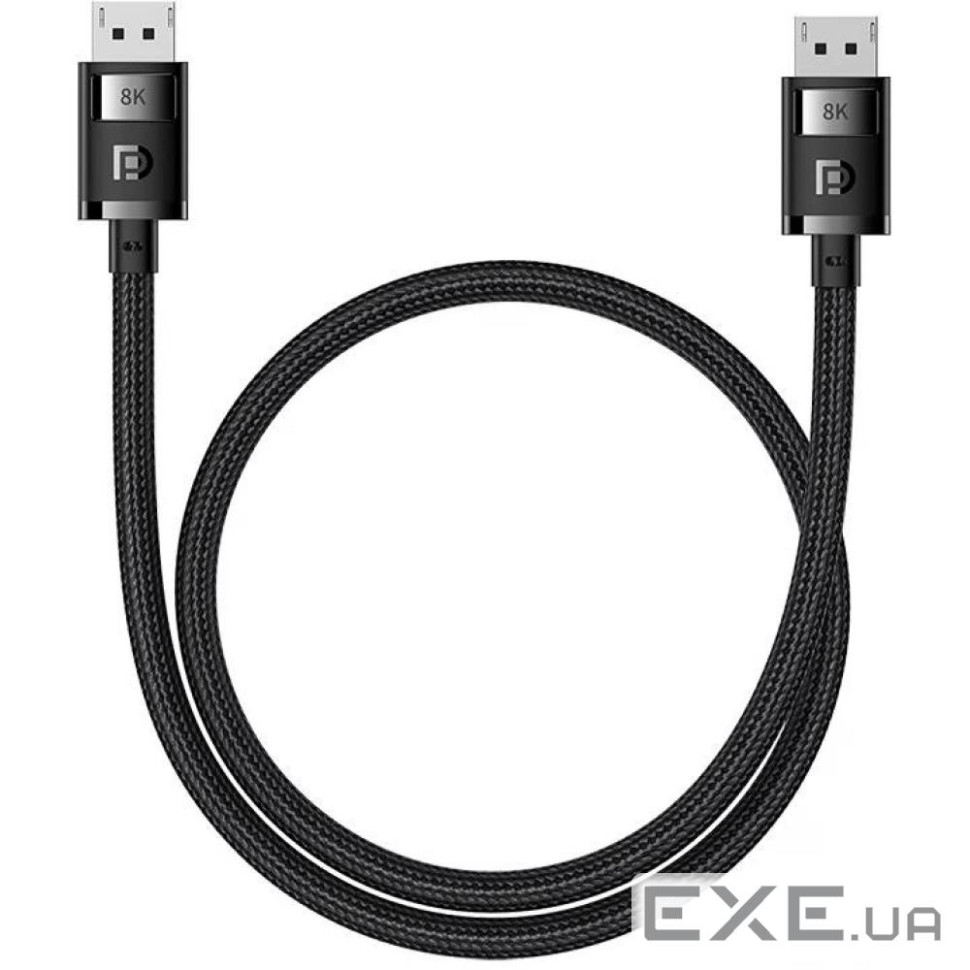 Кабель Baseus High Definition Series DP 8K to DP 8K (1,5m) black (B00633706111-01)