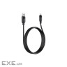 Дата кабель USB 2.0 AM to Lightning 1.2m 2.4A TPE black Acefast (6974316286202)