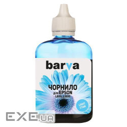 Чорнило Barva Epson L800, L805, L810, L850, L1800, Light Cyan, 90 мл (I-BAR-E-L800-090-LC)