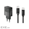 Зарядний пристрій Essager USB-C PD20W + cable USB-C to USB-C 60W black (E20JSB1-SYTT1-T)