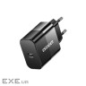 Зарядний пристрій Essager USB-C PD20W + cable USB-C to USB-C 60W black (E20JSB1-SYTT1-T)
