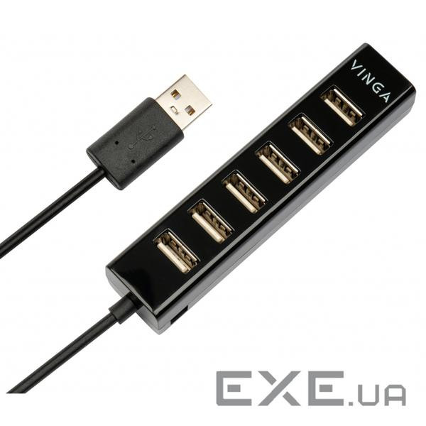 Концентратор Vinga USB2.0 to 7*USB2.0 HUB (VHA2A7)