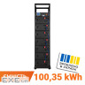 Аккумулятор LP LiFePO4 Battery HVM 358,4V 280Ah (100352 Wh) BMS 125А AB Lrack black (38355)
