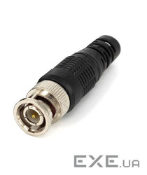 Штекер FreeEnd-BNC,/M обжимний конектор RJ59 +Boot,чорний (84.00.7005-1)