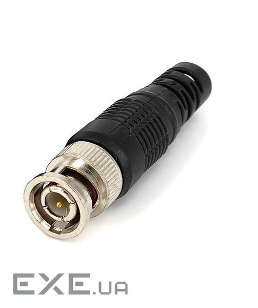 Штекер FreeEnd-BNC,/M обжимний конектор RJ59 +Boot,чорний (84.00.7005-1)