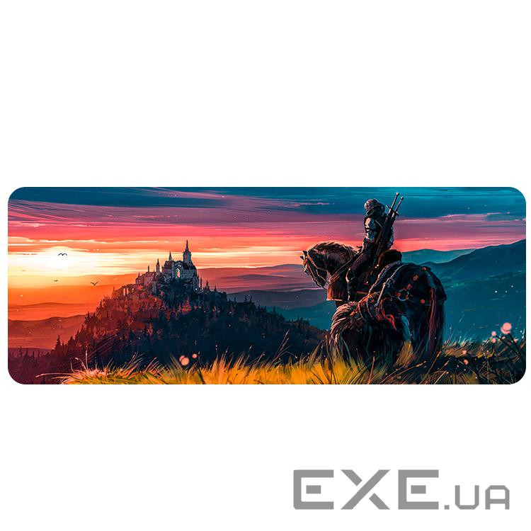 Коврик 300*800 тканинний Witcher 10 з боковою прошивкою, толщина 2 мм, Пакет (WT10)