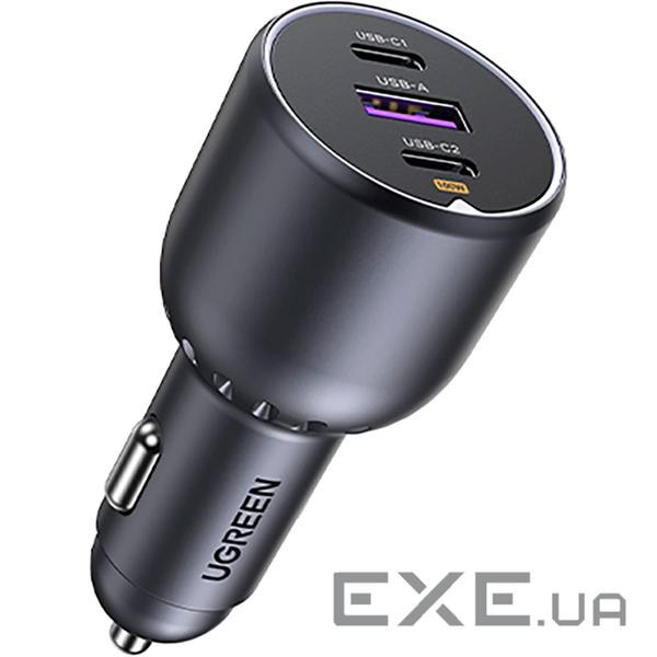Зарядний пристрій Ugreen 3xUSB 130W (2xUSB-C+USB-A) QC3.0 (EC705) (35025)