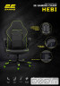 Крісло геймерське 2E GAMING Hebi Black/White (2E-GC-HEB-BKWT)