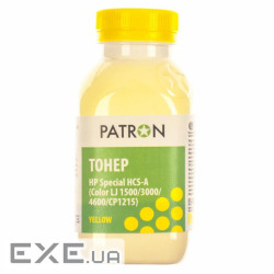 Тонер HP CLJ 1500/3000/4600/CP1215) YELLOW 50г Patron (HCS-A-Y-050)