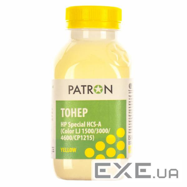 Тонер HP CLJ 1500/3000/4600/CP1215) YELLOW 50г Patron (HCS-A-Y-050)