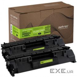 Картридж Patron HP LJ CE505A/CANON 719 GREEN Label (DUAL PACK) (PN-05A/719DGL)