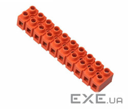 Клемний блок H2519-10P 36A / 660V, матеріал мідь, перетин дроту 0.5-6мм2 2