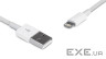 Дата кабель USB 2.0 AM to Lightning 1.0m MFI TPE White REAL-EL (EL123500055)