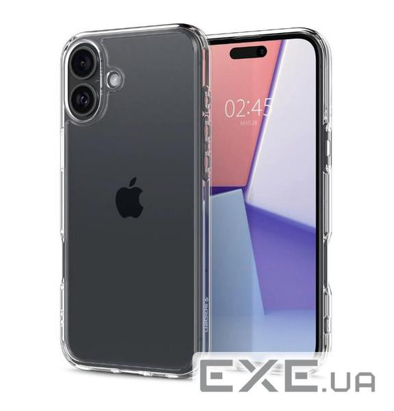 Чохол Spigen для iPhone 16, Ultra Hybrid, Crystal Clear (ACS08197)