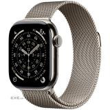 Apple Watch Series 11 GPS + Cellular 42mm Natural Titanium Case with Natural Milanese Lo (MF8P4RK/A)