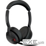 Гарнітура бездротова JABRA Evolve2 55 Link380a MS Stereo w/charging base (25599-999-989)