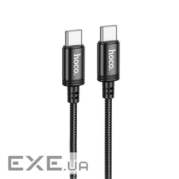 Кабель Hoco X89 Wind 60W Type-C to Type-C (1m) black (39159)